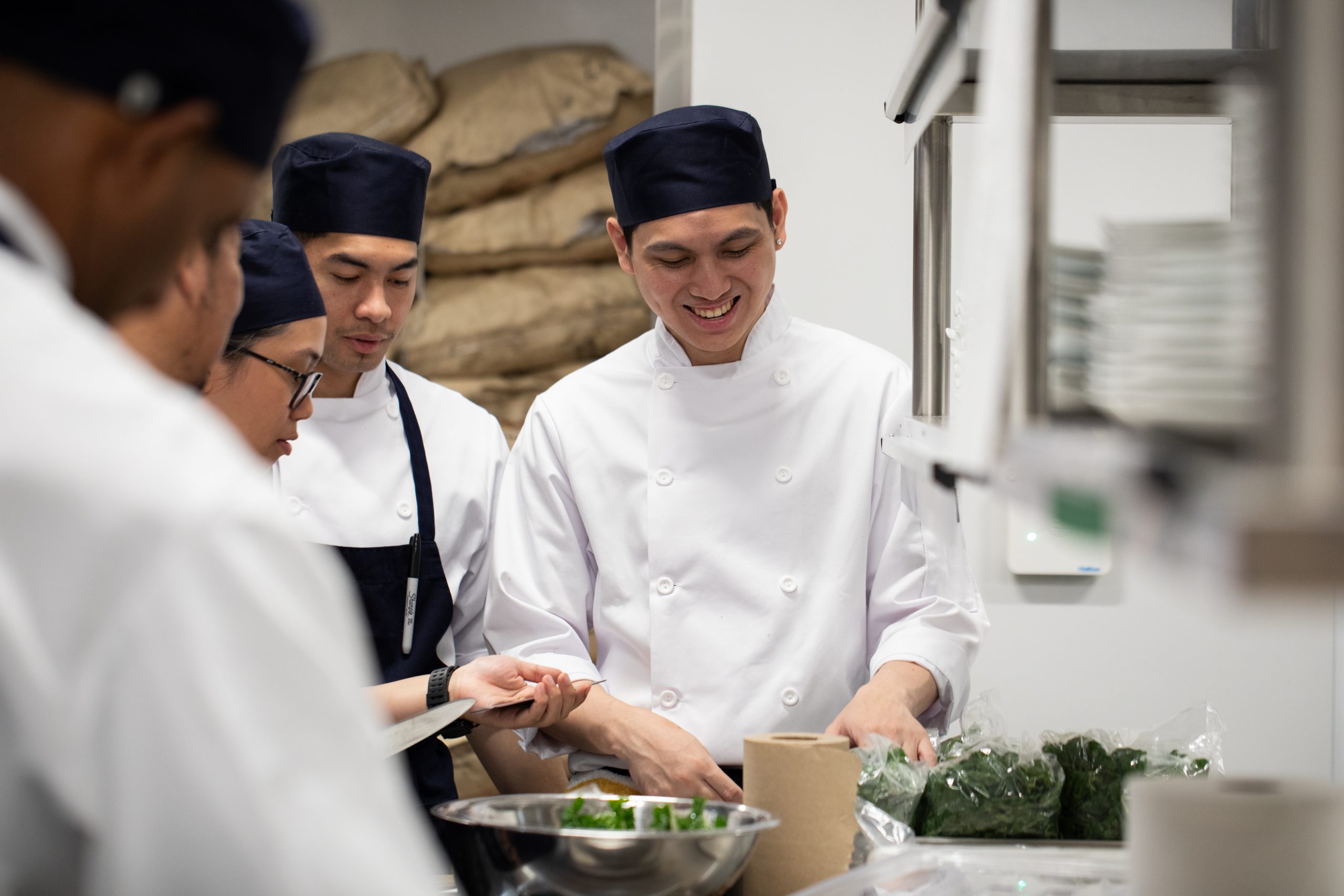 chef's preparing in the kitchen